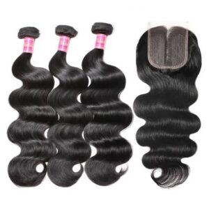 3 Bubbles of U part Human Bone Straight Hair