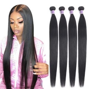 3 Bundles of Bone Straight Human Hair Bundles V347