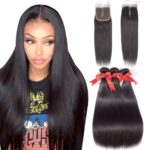 3 bundles of Super double bone Straight Hair Human hair V519