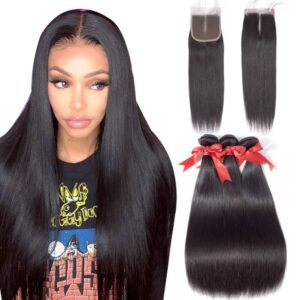 3 bundles of Super double bone Straight Hair Human hair V519