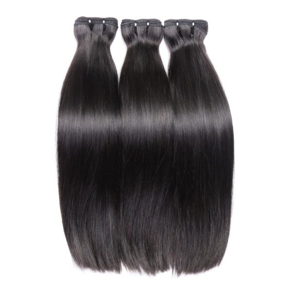 3 Bundles of  Indian Bone Straight Human Hair Virgin Straight Hair H175 - Image 3