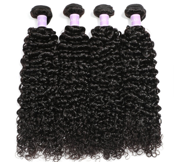 4 Bundles of Peruvian Deep Curly Hair Weave K120 - Image 2