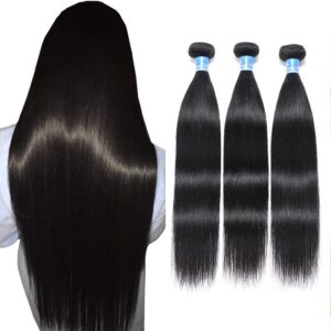 3 Bundles Virgin Hair 10A Peruvian Straight Hair V123