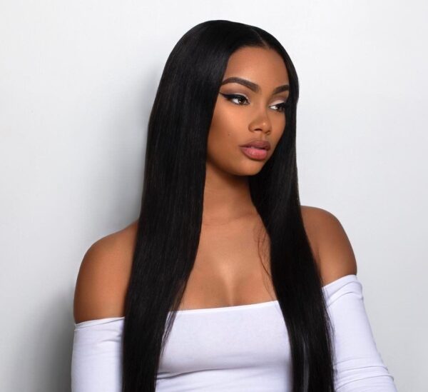 4 Bundles of Natural Straight Hair Raw Indian Virgin Hair CD374