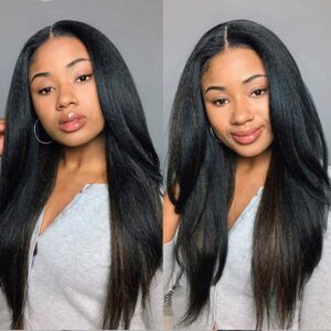 3 Bundles of Kinky Straight 100% Indian Human CD58F