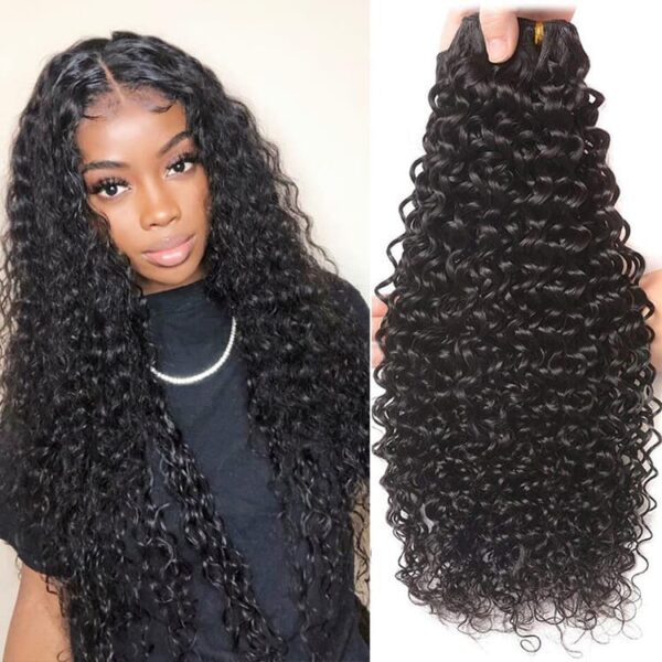 3 Bundles of 10A Unprocessed Human Hair Jerry Curly CD736